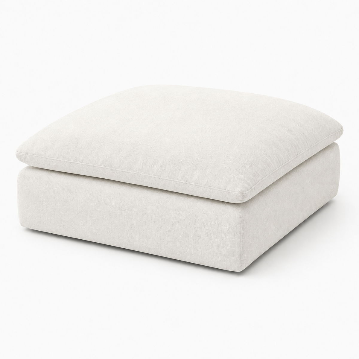 Canapé nuage modulable blanc avec îlot