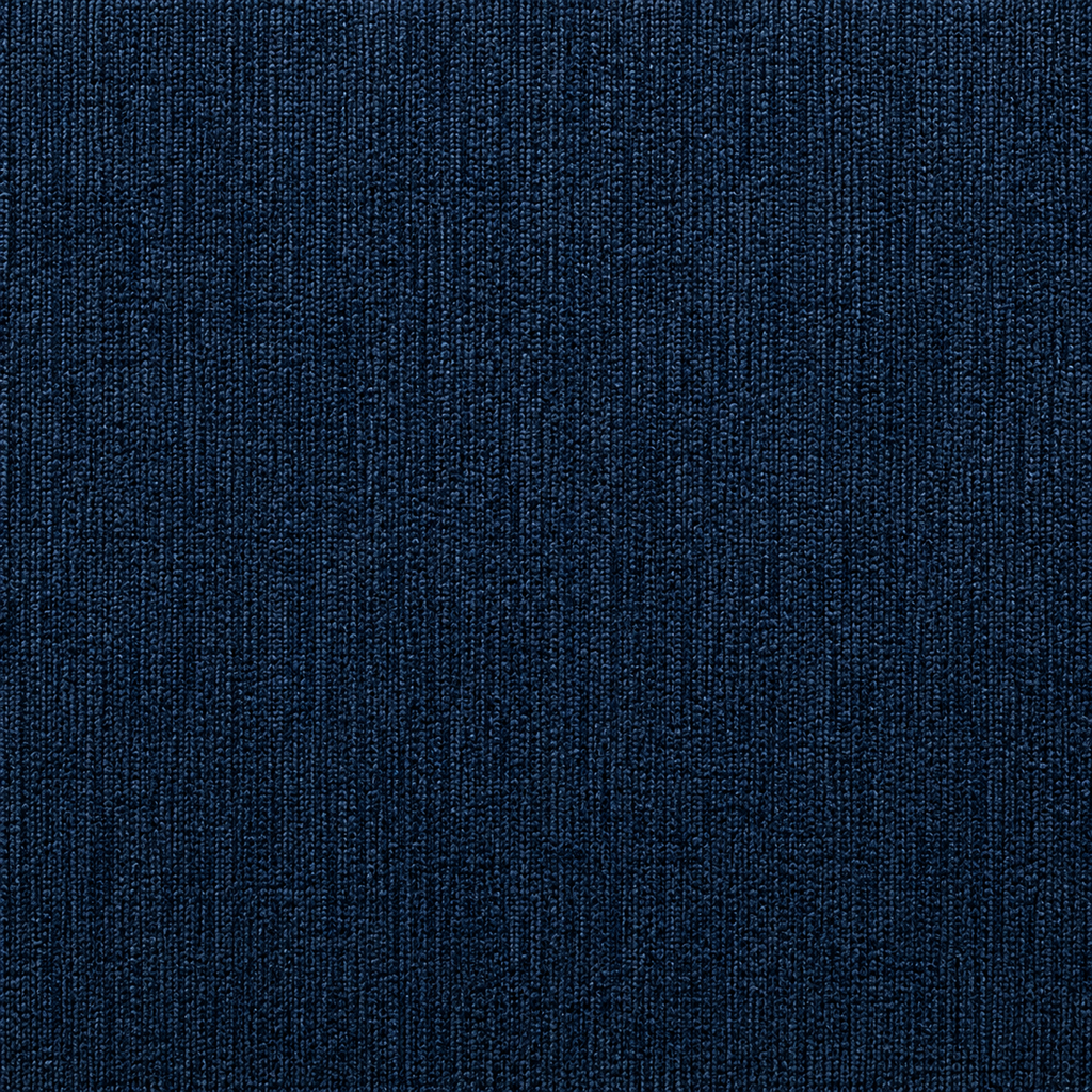 Canapé modulaire velours chenille bleu marine 3 places