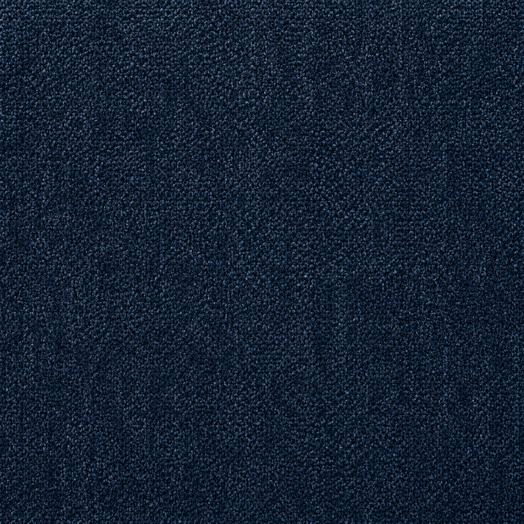 Canapé modulaire velours chenille bleu marine 2 places