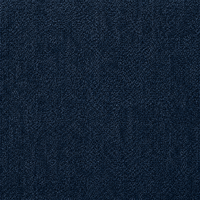 Canapé modulaire velours chenille bleu marine 2 places