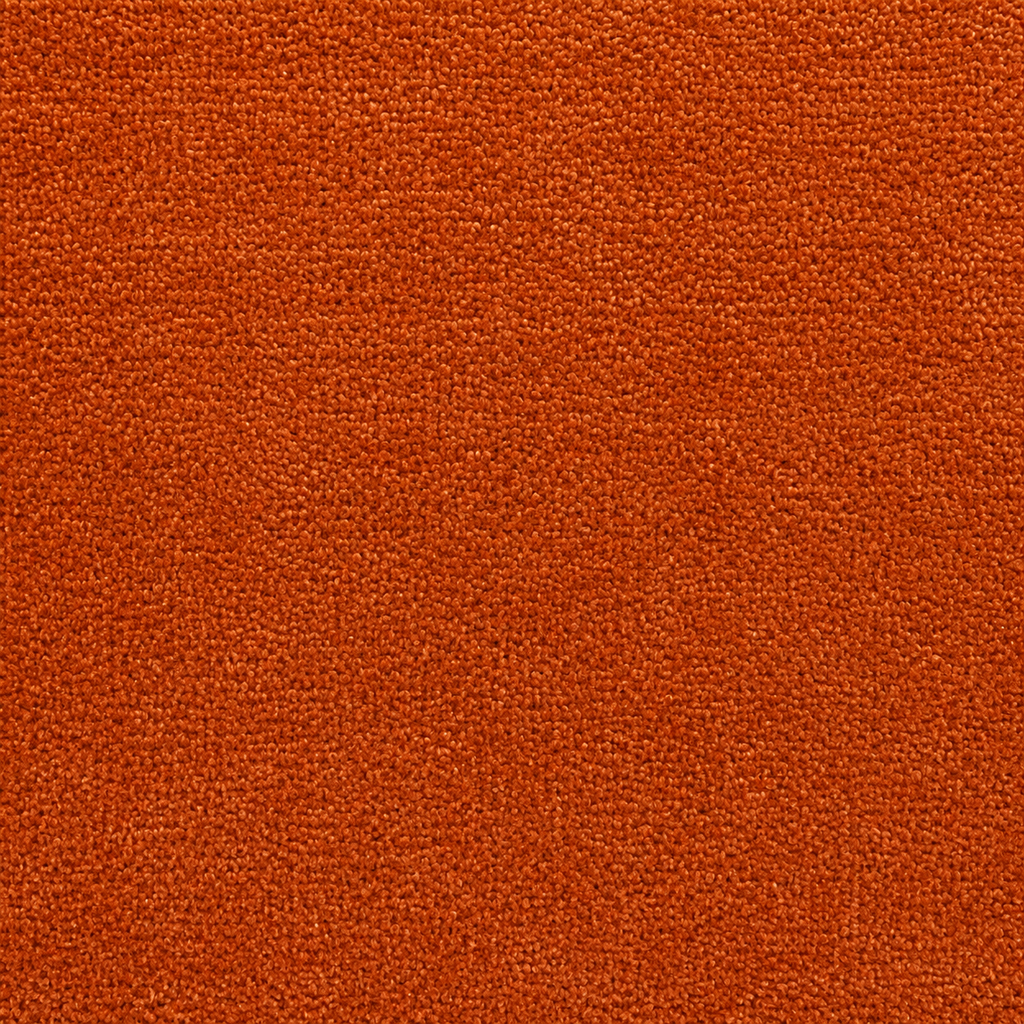Canapé 3 places bubble en velours chenille terracotta