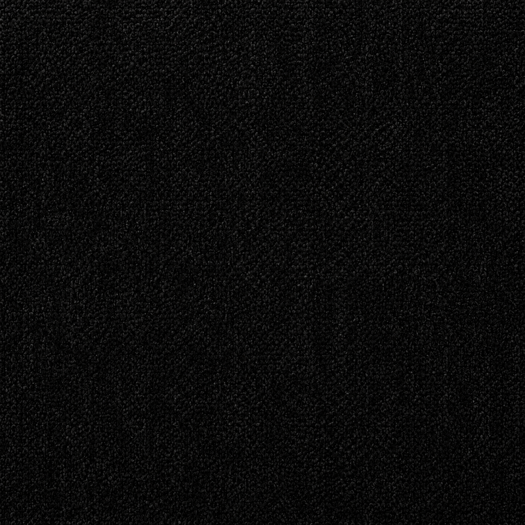 Canapé modulaire velours chenille noir 2 places