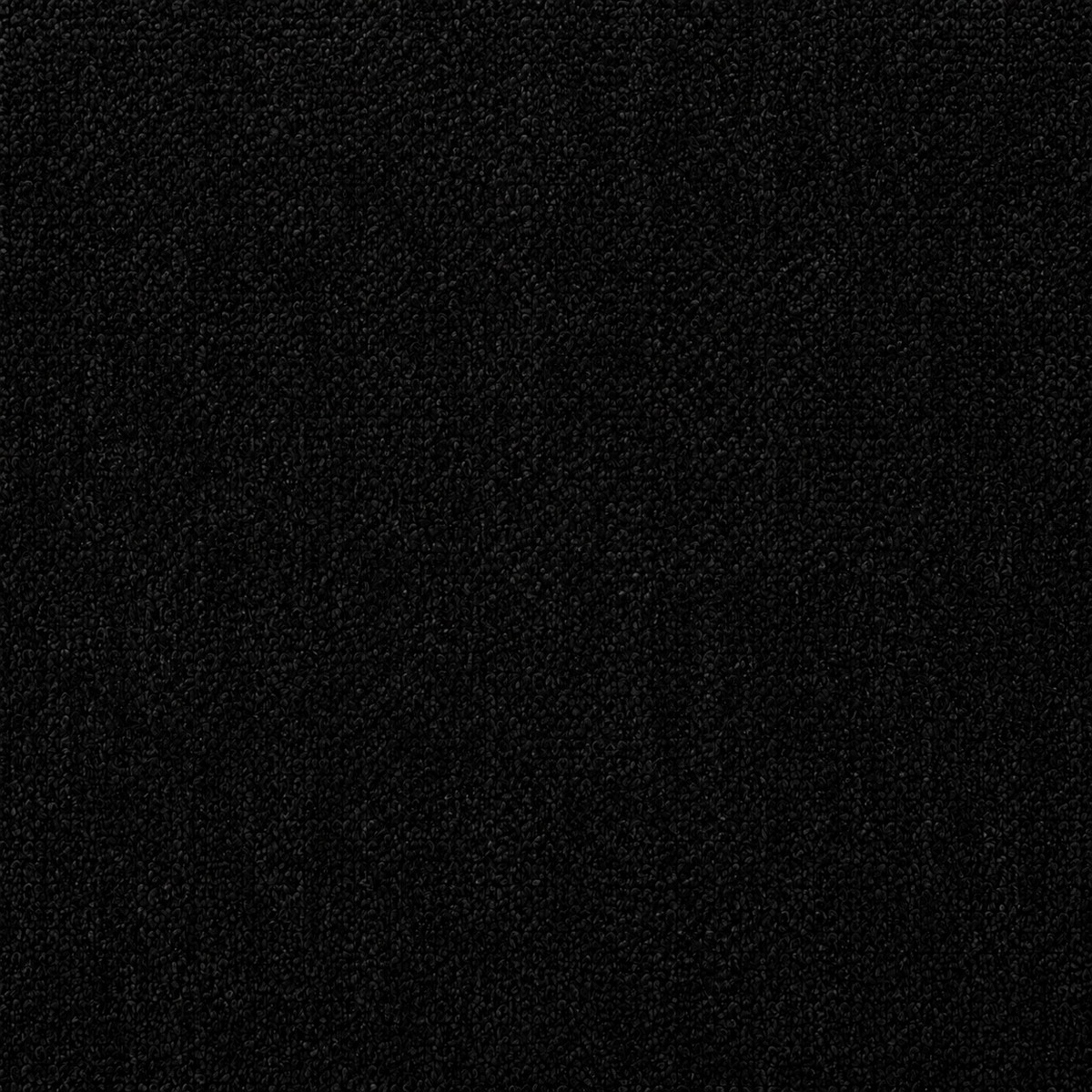 Canapé modulaire velours chenille noir 2 places