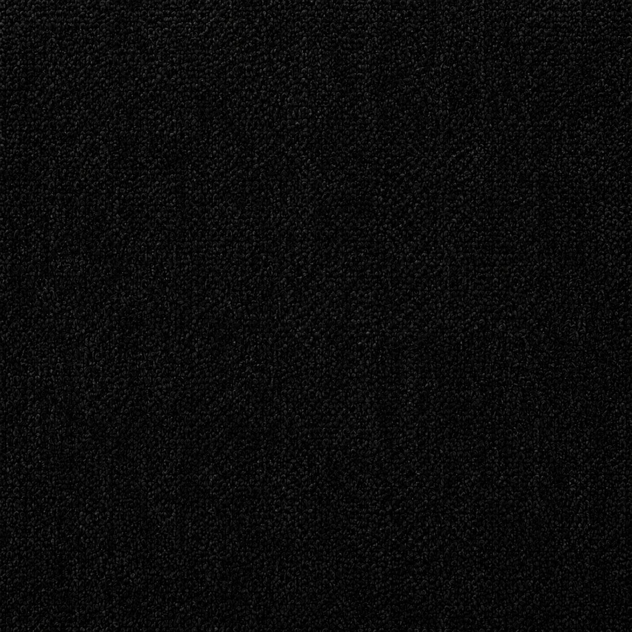 Canapé modulaire velours chenille noir 2 places