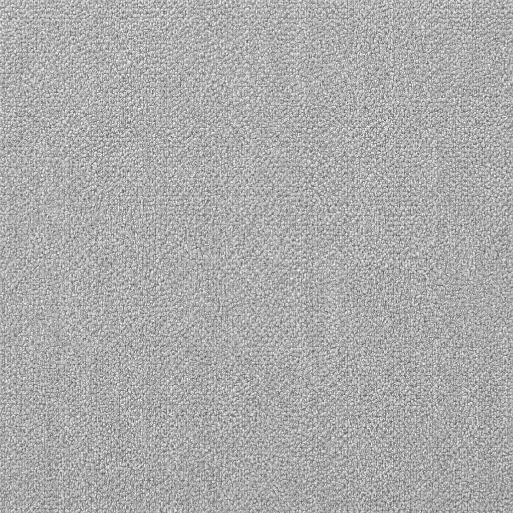 Canapé modulaire velours chenille gris clair 2 places
