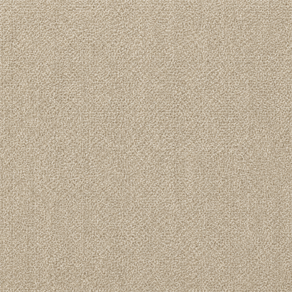 Canapé modulaire velours chenille crème 2 places
