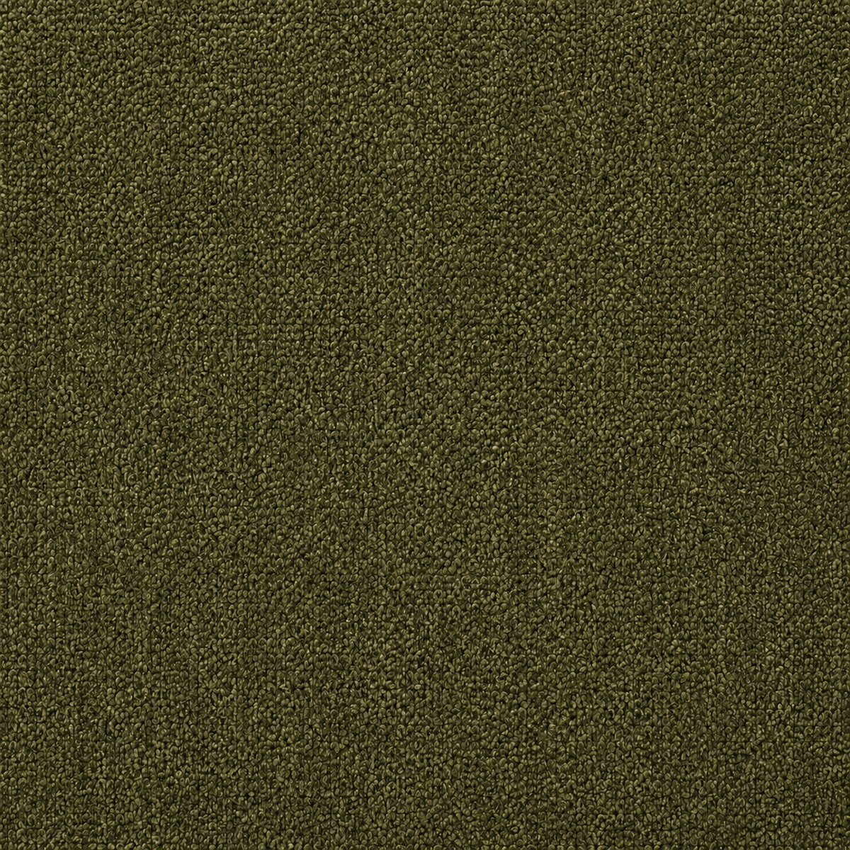 Canapé modulaire velours chenille vert kaki 2 places