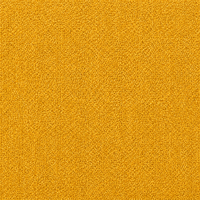 Canapé modulaire velours chenille jaune 2 places