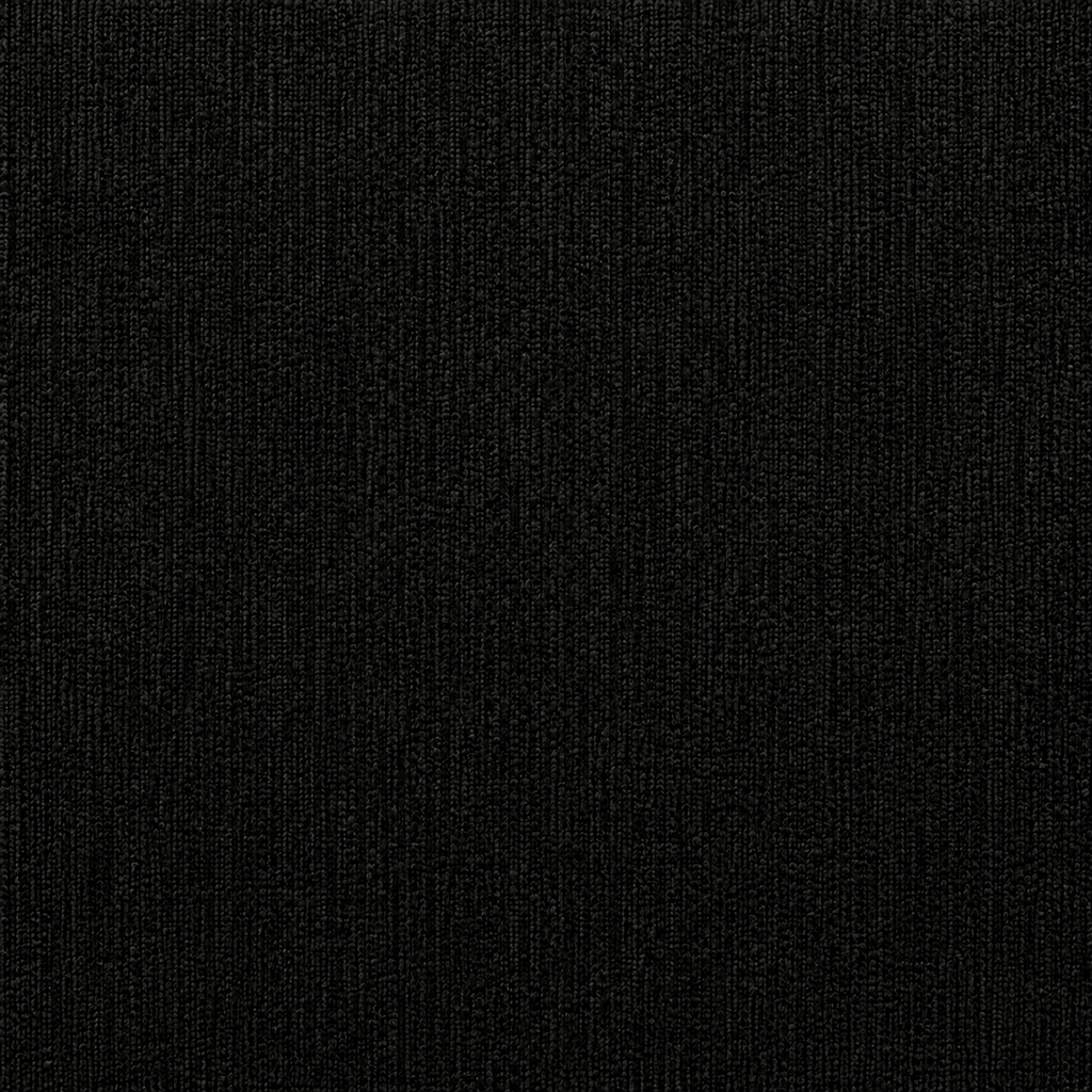Canapé modulaire velours chenille noir 3 places