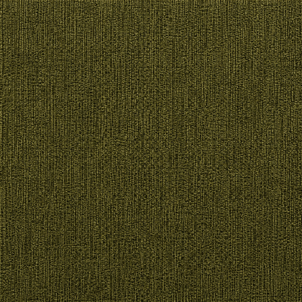 Canapé modulaire velours chenille vert kaki 3 places