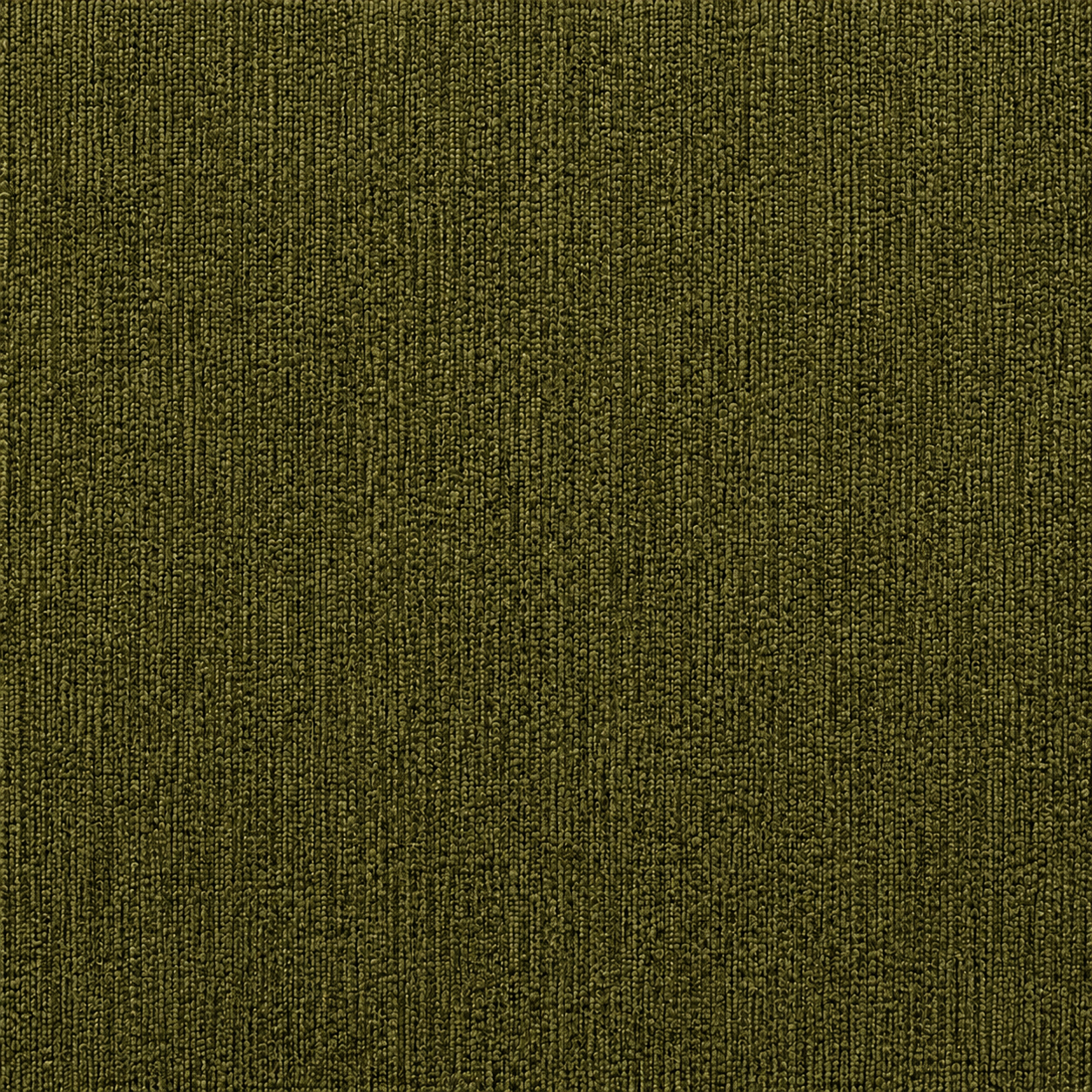 Canapé modulaire velours chenille vert kaki 3 places
