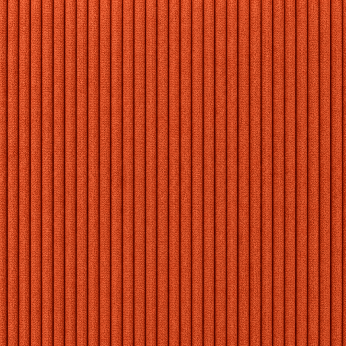 Canapé-lit convertible velours côtelé terracotta 2 places Luvio Home