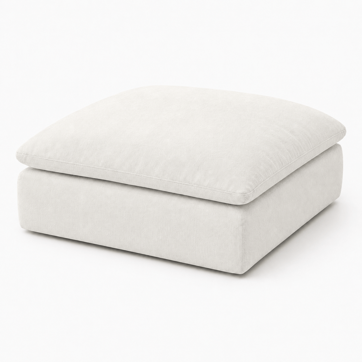 Canapé nuage modulable blanc avec îlot Luvio Home